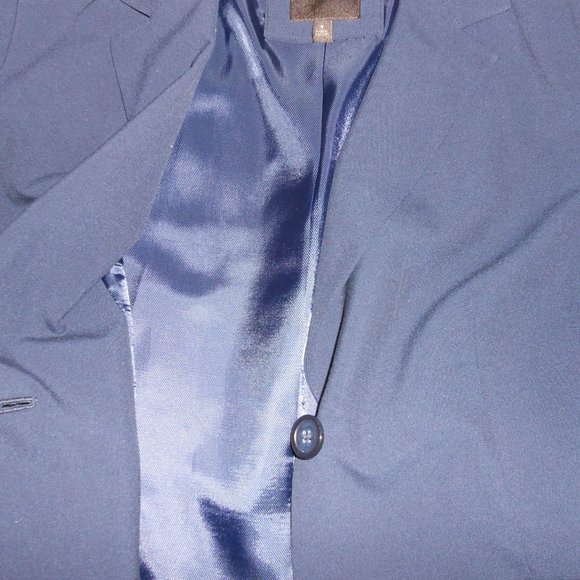 The Limited Collection Size 8 Navy Blazer Suit Jacket Lined Pockets Career - Picture 5 of 6
